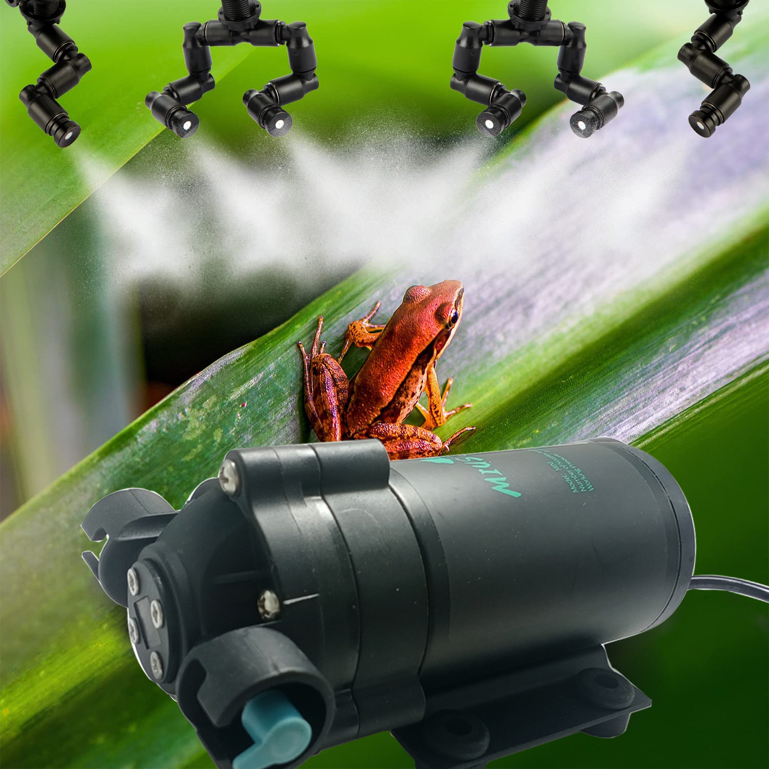 Reptile Fogger Mist System 360 - Terrarium Fogger Ultrasonic ulasan dan harga