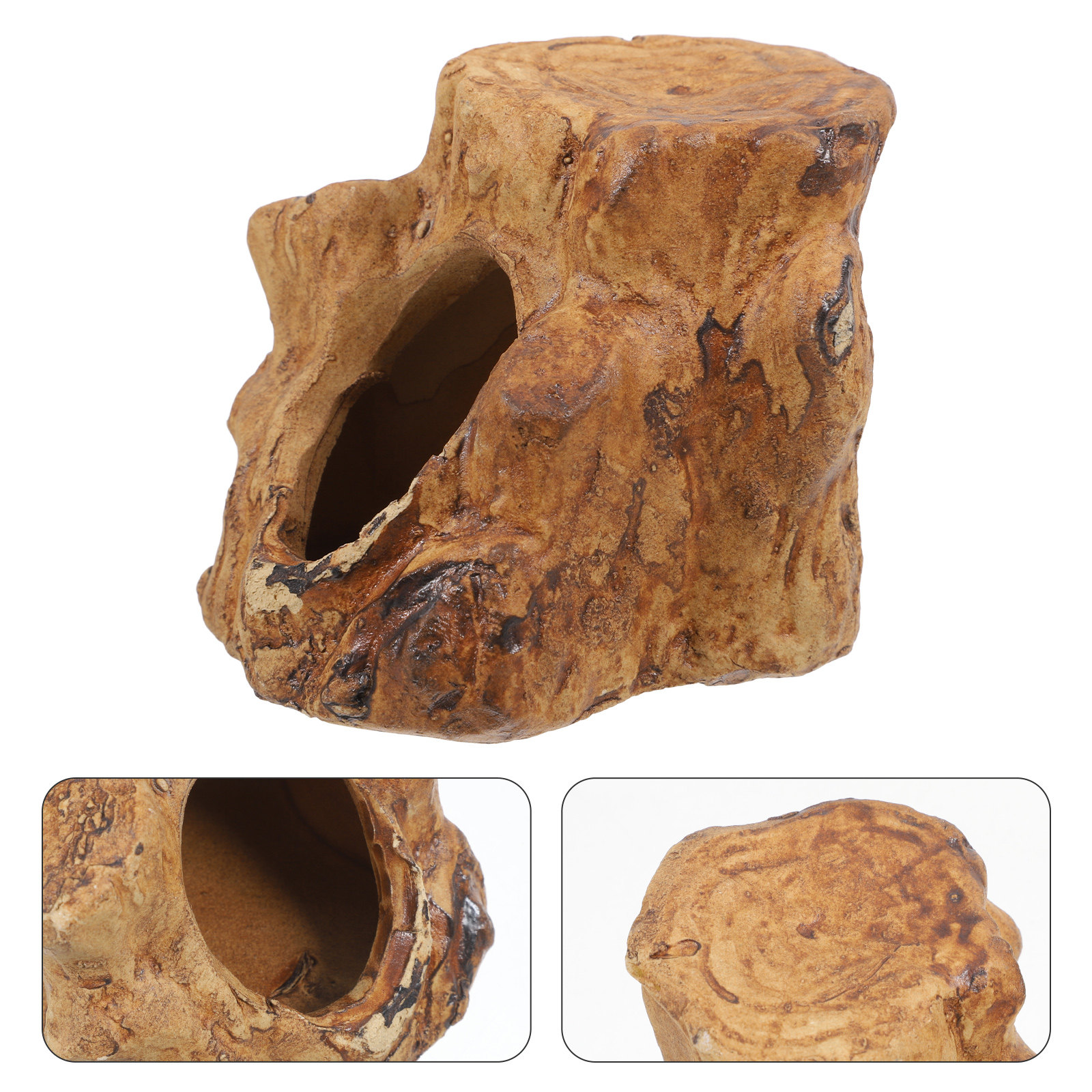 Aquarium Fish House Ceramic Ca - Hide Cave Ceramic ulasan dan harga