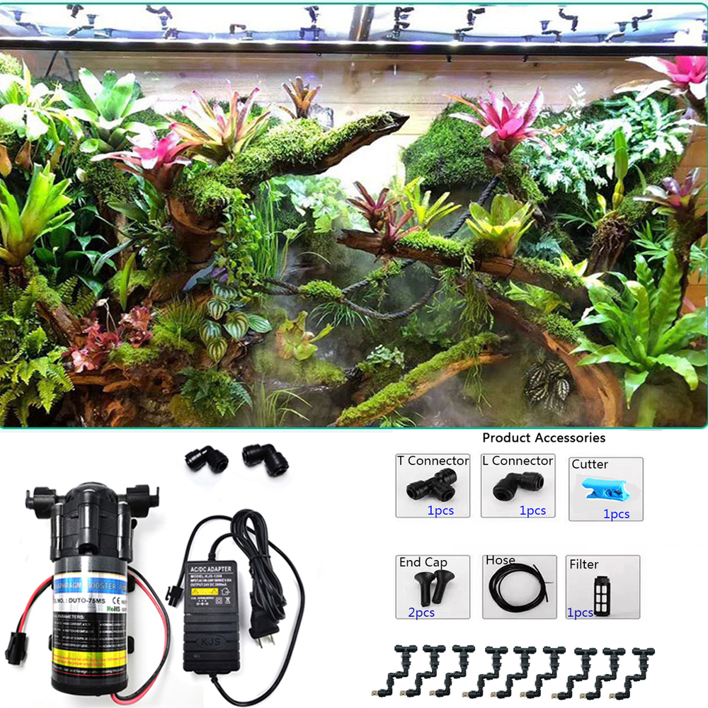 Reptile Pet Fogger Silent Pump - Terrarium Fogger Ultrasonic ulasan dan harga