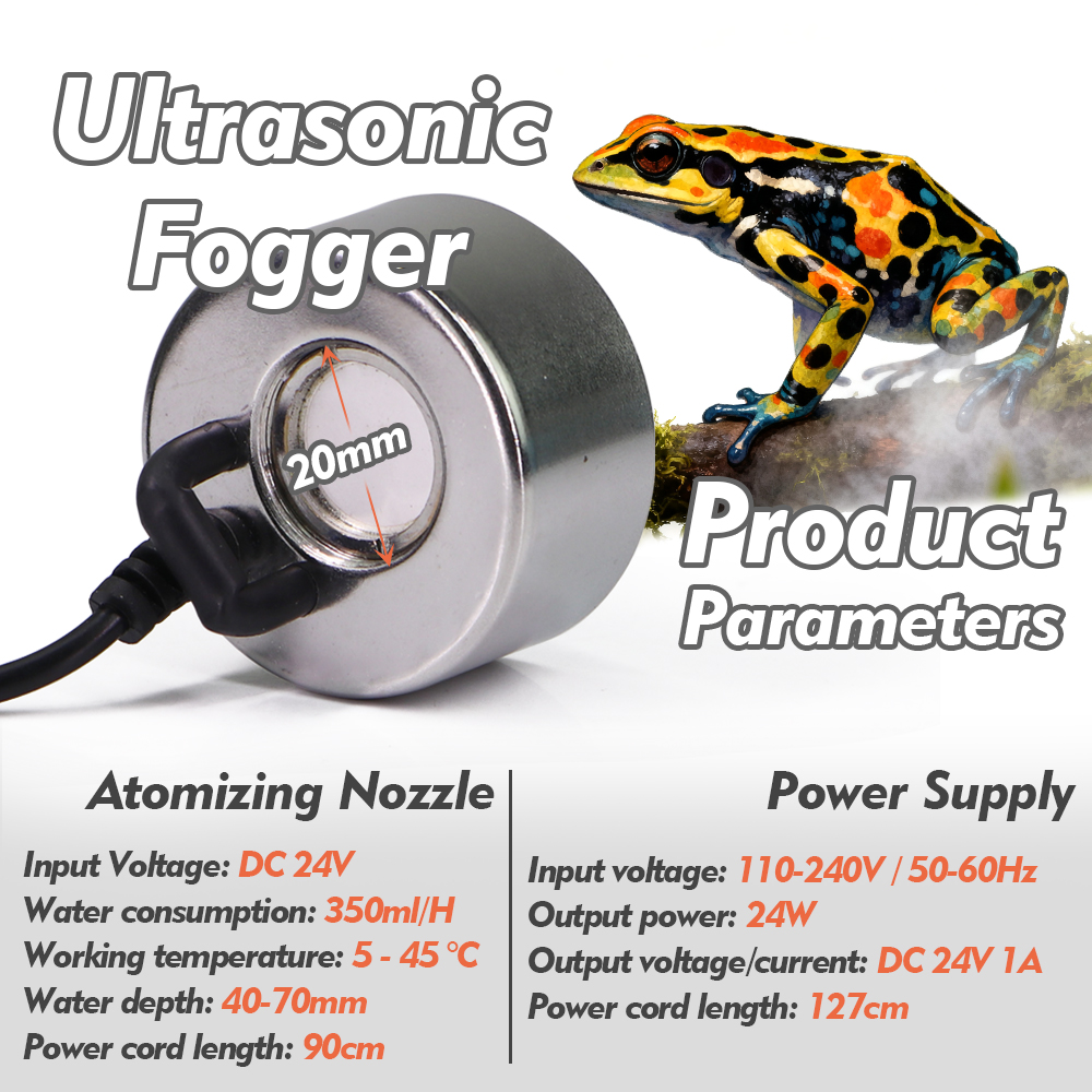 Ultrasonic Fogger w/ Water Sen - Terrarium Fogger Ultrasonic ulasan dan harga