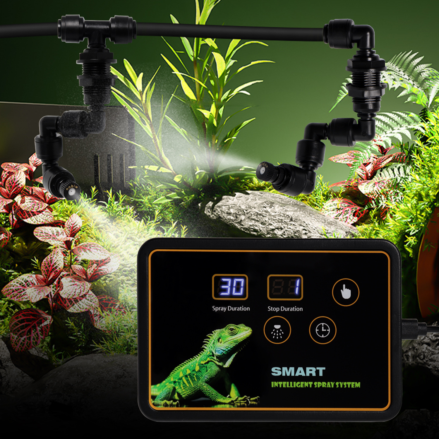 Automatic Reptile Spray System - Terrarium Fogger Ultrasonic ulasan dan harga