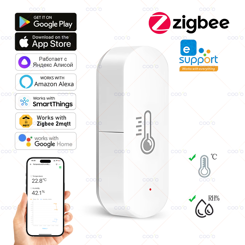eWeLink Smart ZigBee Temperatu - Digital Hygrometer Probe ulasan dan harga