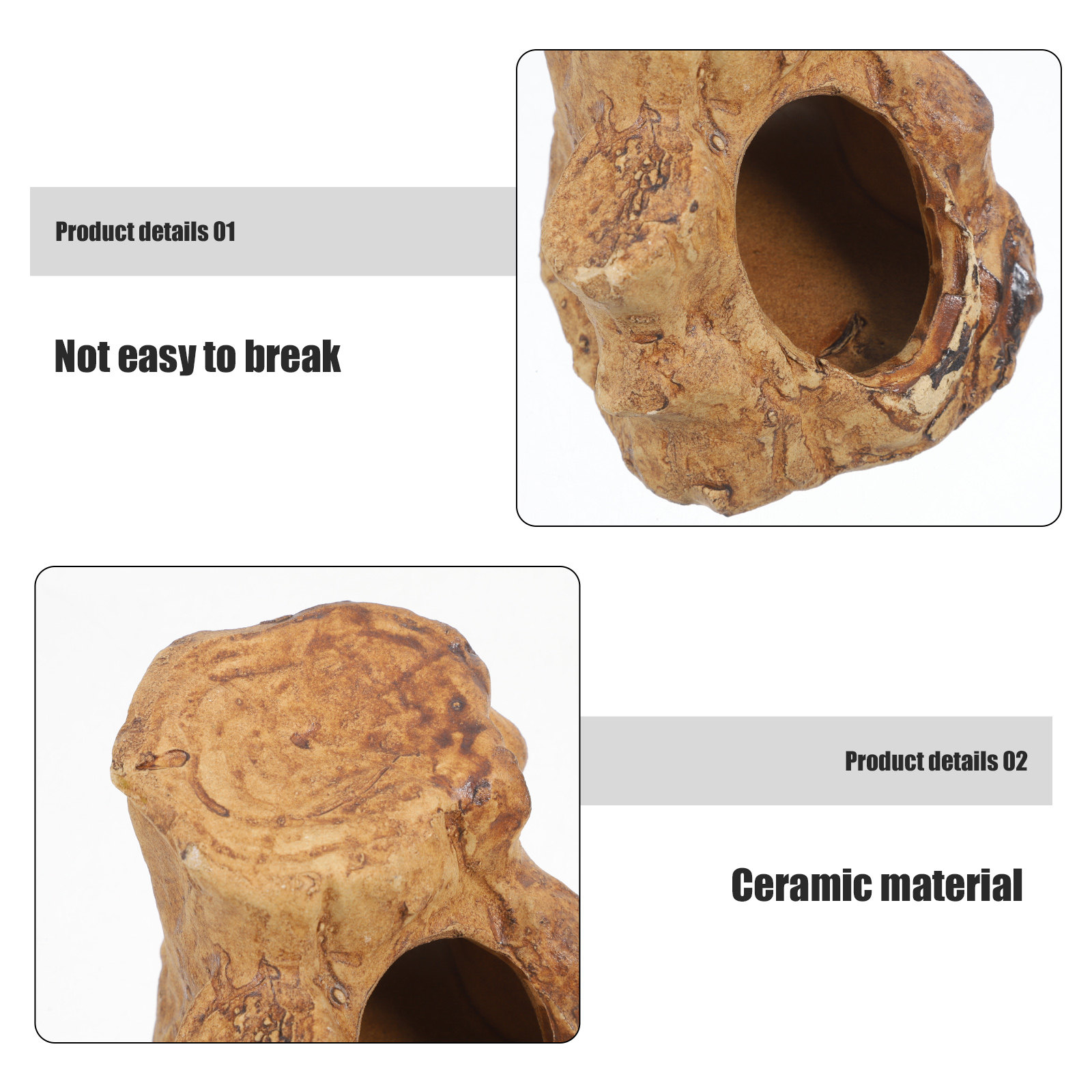 Natural-Looking Ceramic Fish T - Hide Cave Ceramic ulasan dan harga