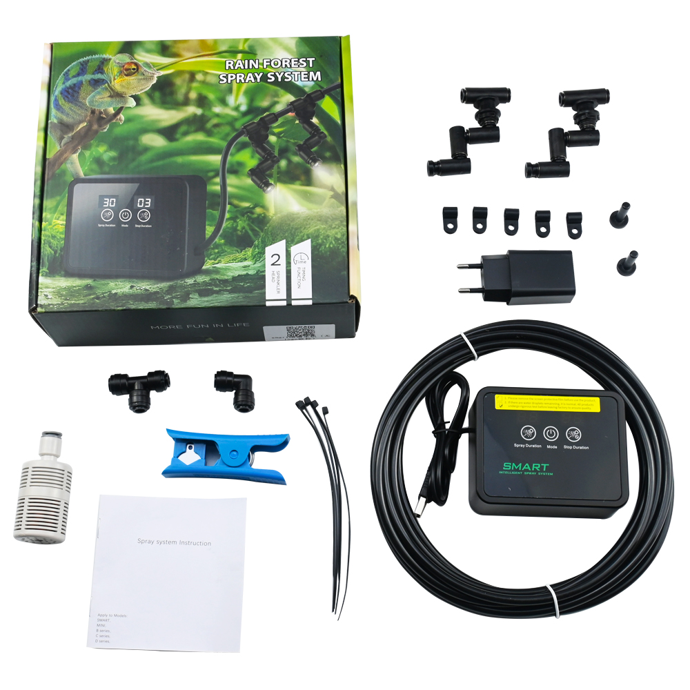 Reptile Intelligent Spray Syst - Terrarium Fogger Ultrasonic ulasan dan harga